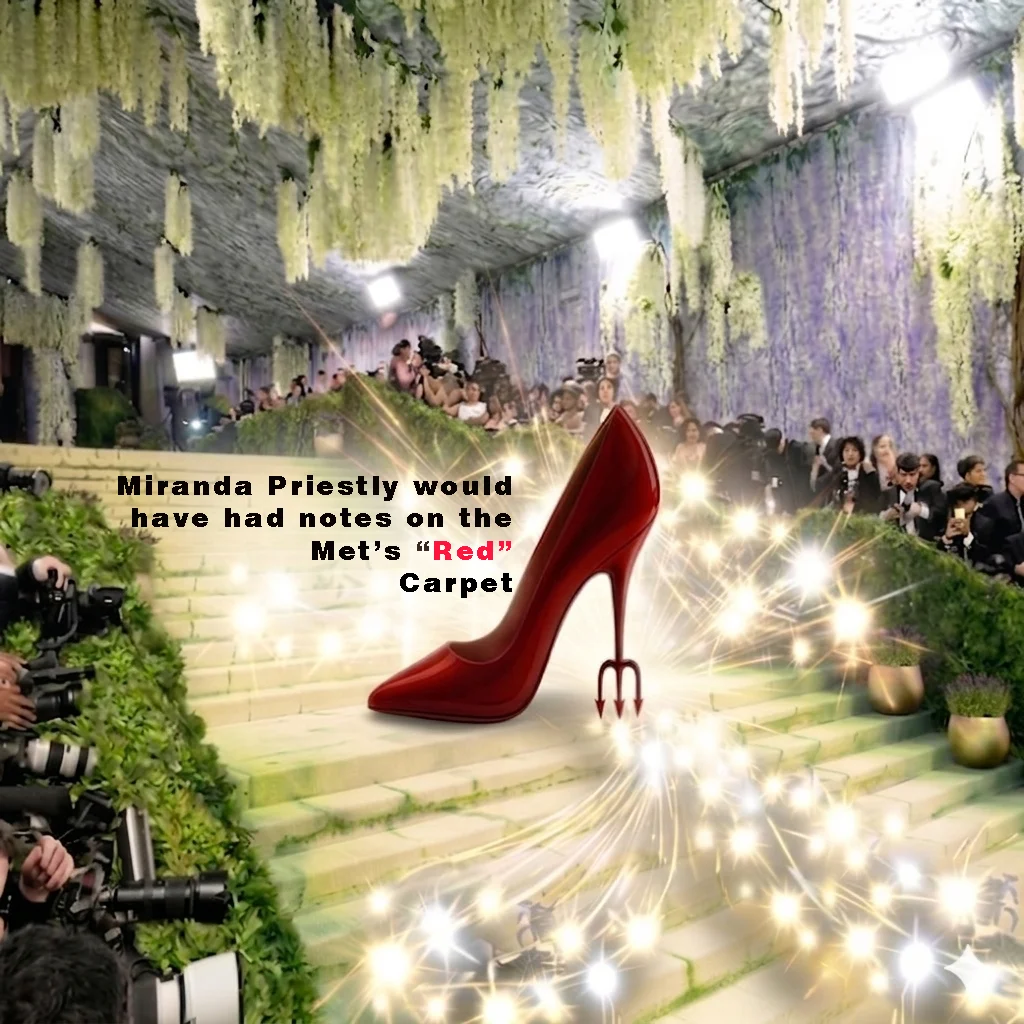 Miranda Priestly would have had notes on the Met's "Red" Carpet
